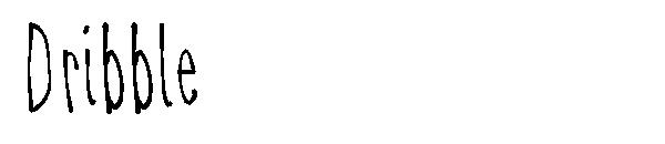 Dribble字体