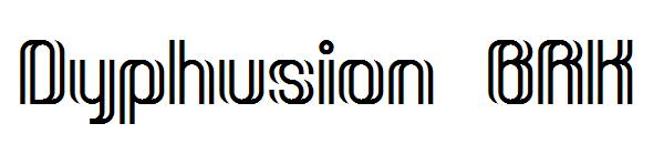 Dyphusion BRK字体