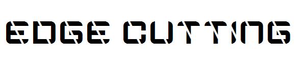 Edge Cutting字体