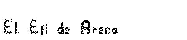 El Efi de Arena字体
