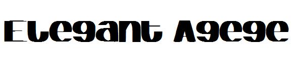 Elegant Agege字体