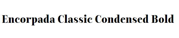 Encorpada Classic Condensed Bold字体