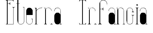 Eterna Infancia字体