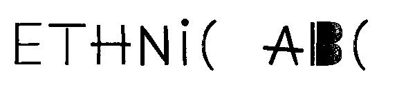 Ethnic ABC字体