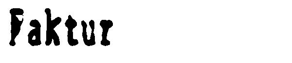 Faktur字体