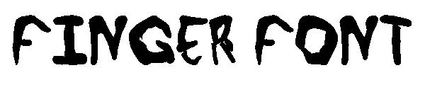 Finger font字体
