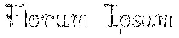 Florum Ipsum字体