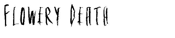 Flowery Death字体