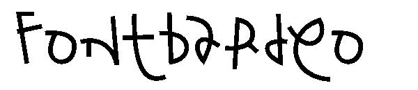 Fontbardeo字体
