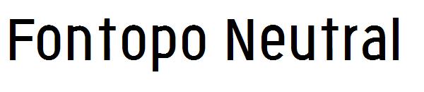 Fontopo Neutral字体
