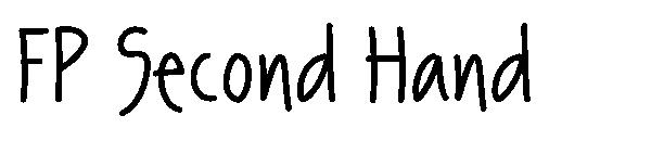 FP Second Hand字体