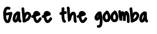 Gabee the goomba字体