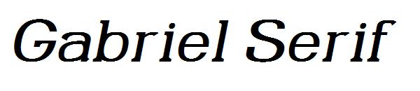 Gabriel Serif字体