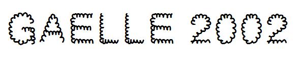 Gaelle 2002字体