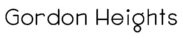 Gordon Heights字体
