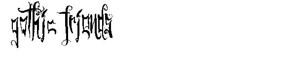 Gothic Friends字体