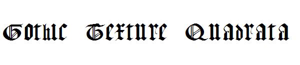 Gothic Texture Quadrata字体