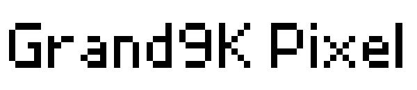 Grand9K Pixel字体