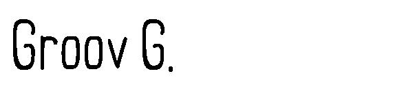 Groov G.字体