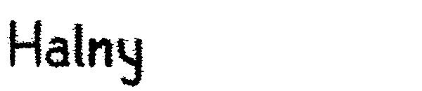 Halny字体