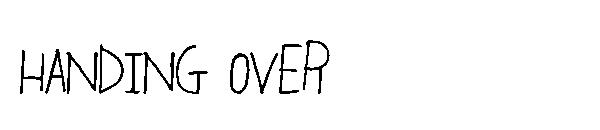 Handing Over字体