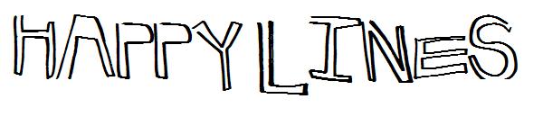 Happy Lines字体