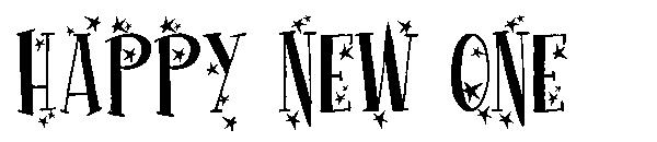 Happy New One字体