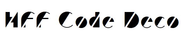 HFF Code Deco字体