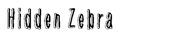 Hidden Zebra字体
