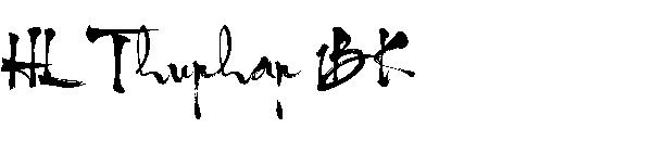 HL Thuphap 1BK字体