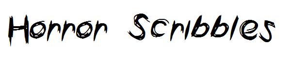 Horror Scribbles字体