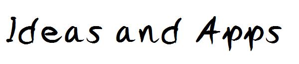 Ideas and Apps字体