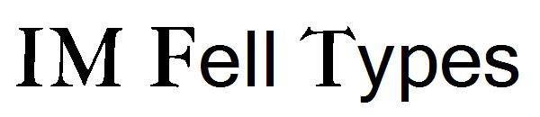 IM Fell Types字体
