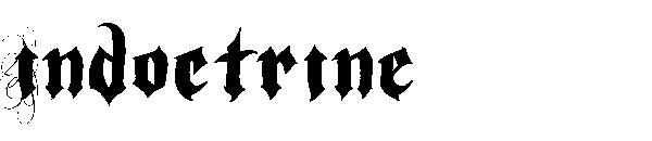 Indoctrine字体