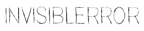 Invisiblerror字体