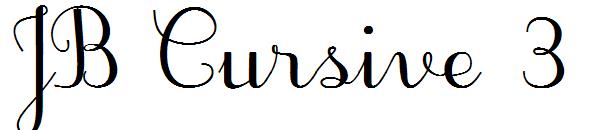 JB Cursive 3字体