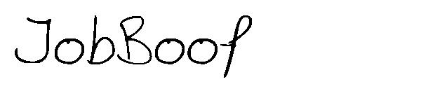JobBoof字体