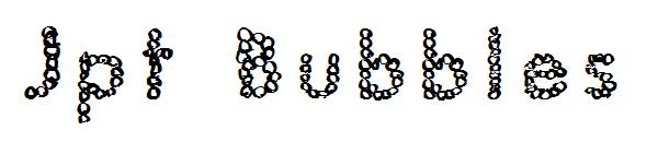 Jpt Bubbles字体