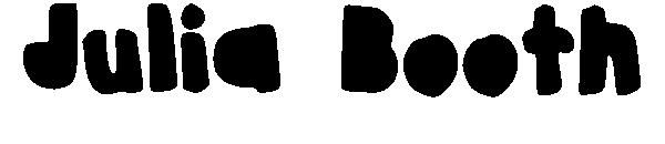 Julia Booth字体