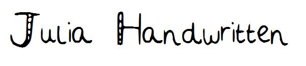 Julia Handwritten字体