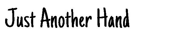 Just Another Hand字体