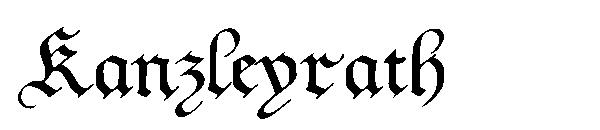 Kanzleyrath字体