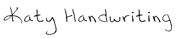 Katy Handwriting字体