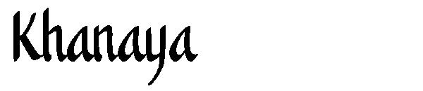 Khanaya字体