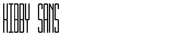 Kibby Sans字体