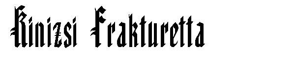 Kinizsi Frakturetta字体