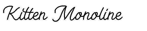 Kitten Monoline字体