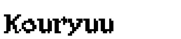 Kouryuu字体