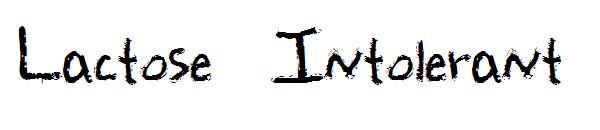 Lactose Intolerant字体