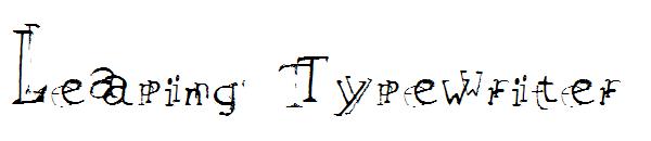 Leaping Typewriter字体